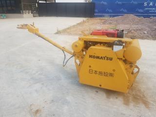 KOMATSU รถบดเดินตาม สตาร์ทสวิช จากญี่ปุ่น โทร 089-0080077 089-0050007 086-0044333 065-8844400 www.sangenjp.com www.nmc99.com